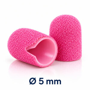 Slijpkapje / Schuurkapjes Rond 5 mm Kunststof Roze 120 Grit ( Fijn )