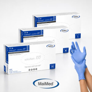 Maimed Nitrile Handschoenen Poedervrij Maat S Violet Blue
