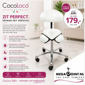 COCOLOCO ITALIA ERGONOMICA PERFECTA  TABOURET WIT