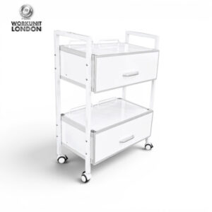 Werkunit London met 2 laden met aan beide Kanten houder voor loupelamp