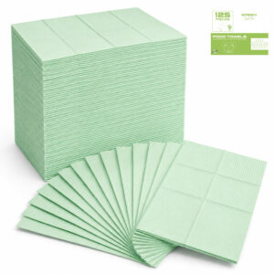 P CLINIC PODO TOWELS EXTRA STERK GROEN 125 STUKS